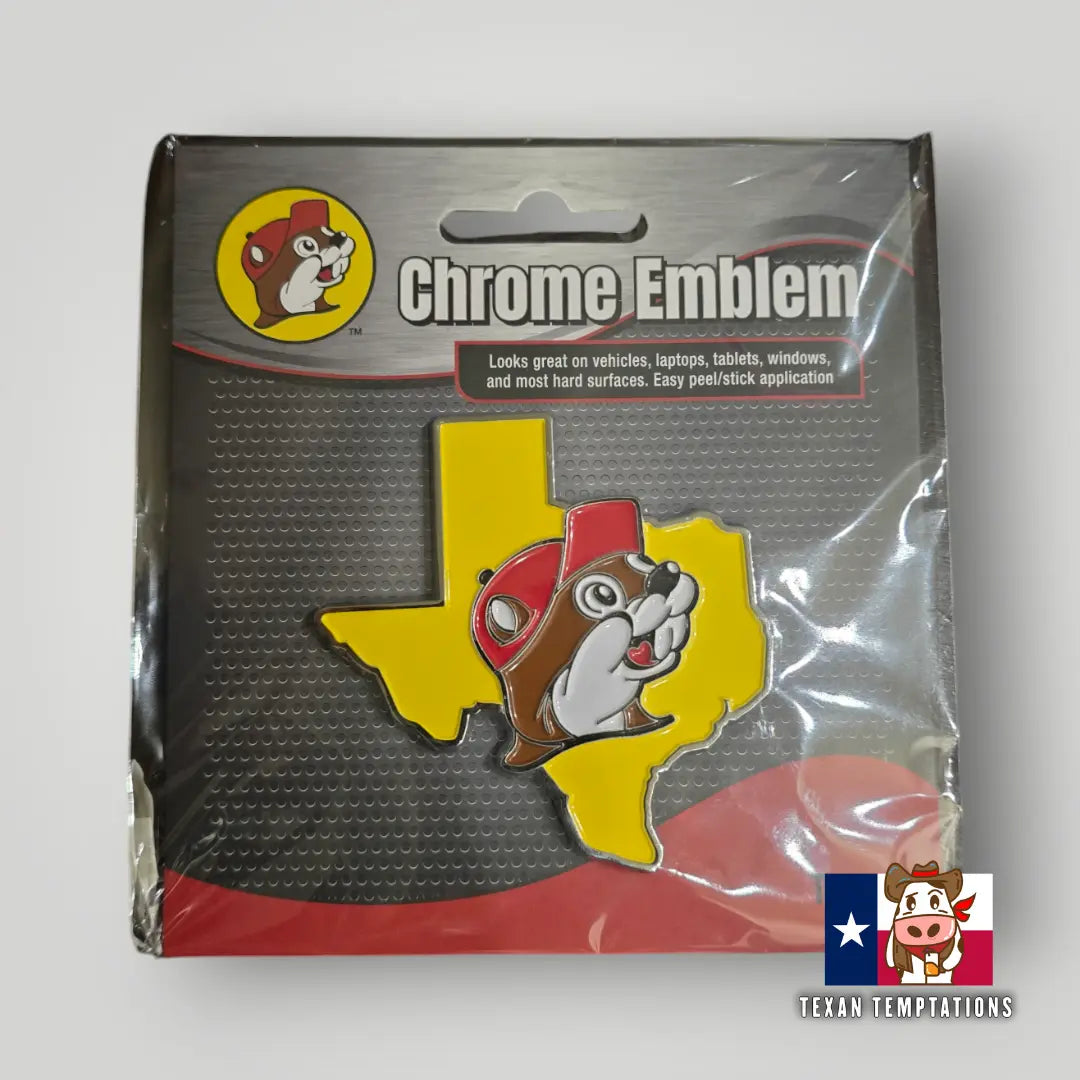 Buc-ee's Texas Chrome Emblem Buc-ee's