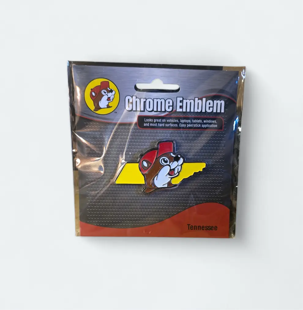 Buc-ee's Tennessee Car Chrome Emblem - Texan Temptations