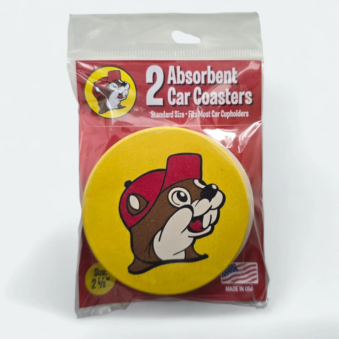 Buc-ee's Car Coasters - Set of 2 Buc-ee's