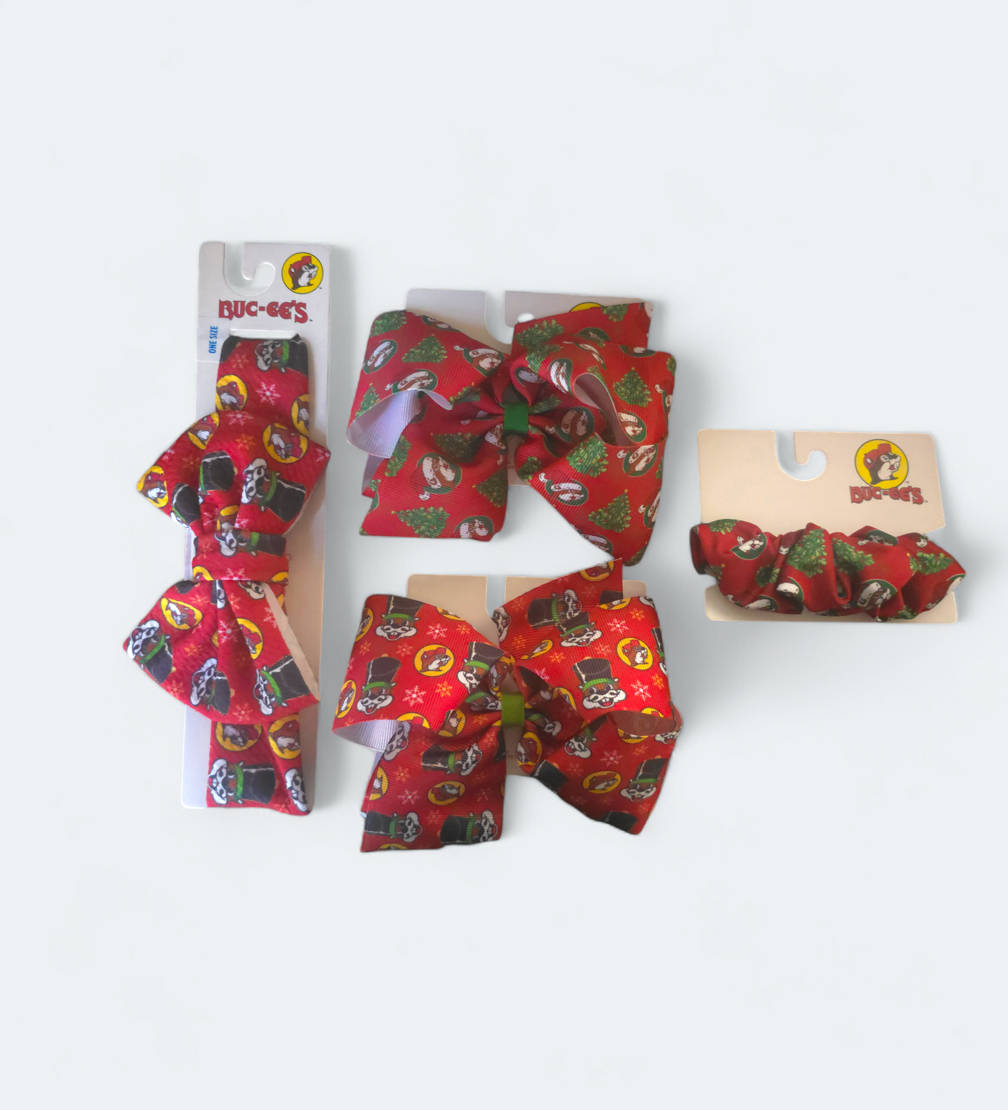 Buc-ee's Christmas Hair Accessories