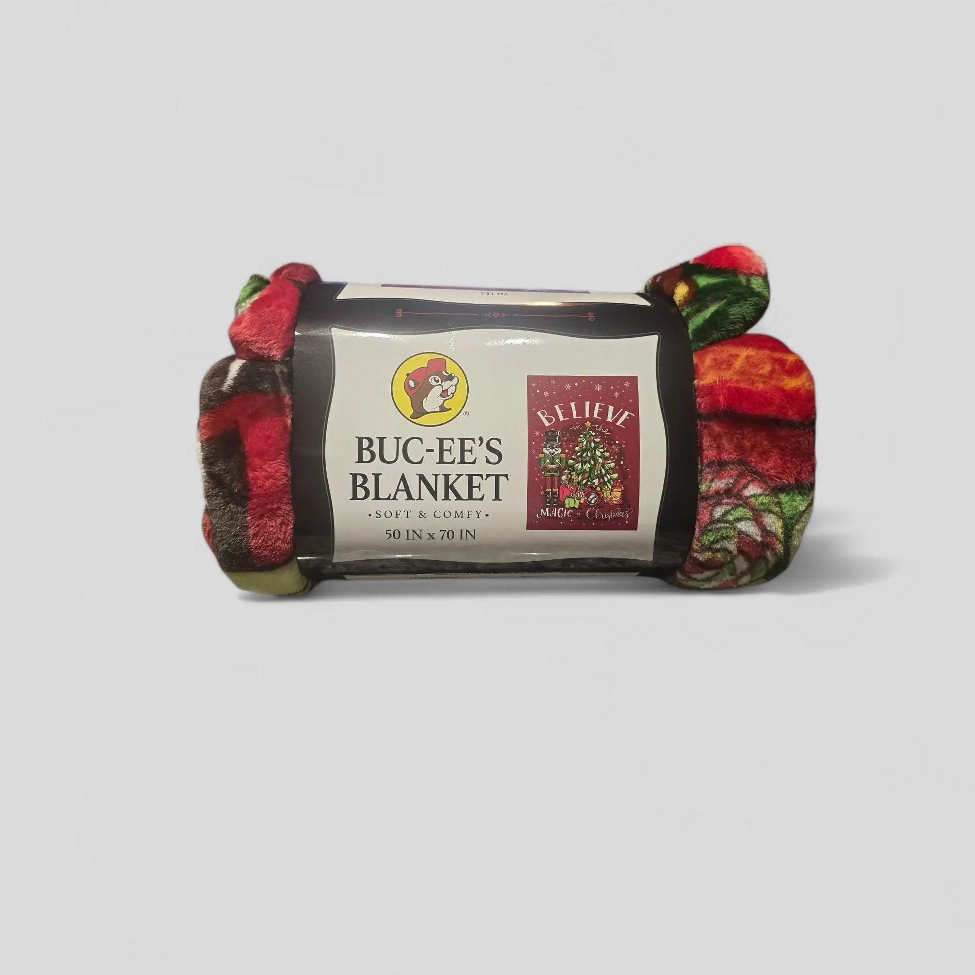 Buc - ee's 2024 Christmas Blanket - Texan Temptations