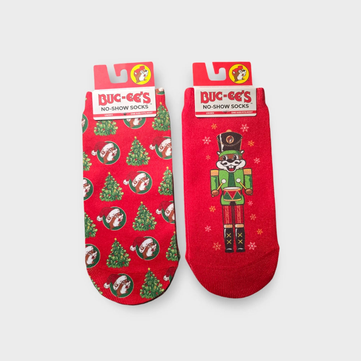 Buc-ee's Christmas No Show Socks - Texan Temptations