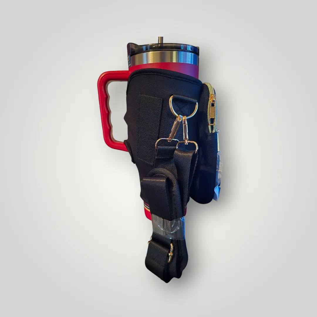 Buc-ee's Crossbody Tumbler Bag w/ Straw Topper - Texan Temptations