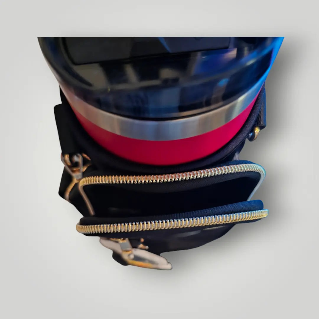 Buc-ee's Crossbody Tumbler Bag w/ Straw Topper - Texan Temptations