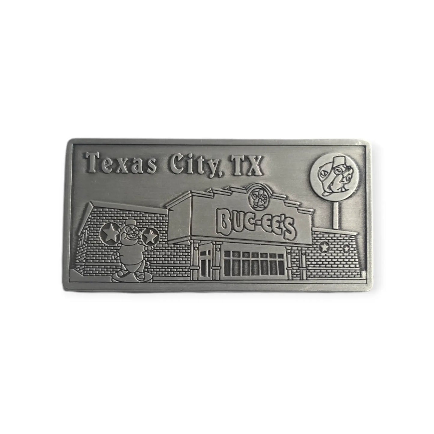 Buc-ee's Texas City, TX Silver Magnet - Texan Temptations