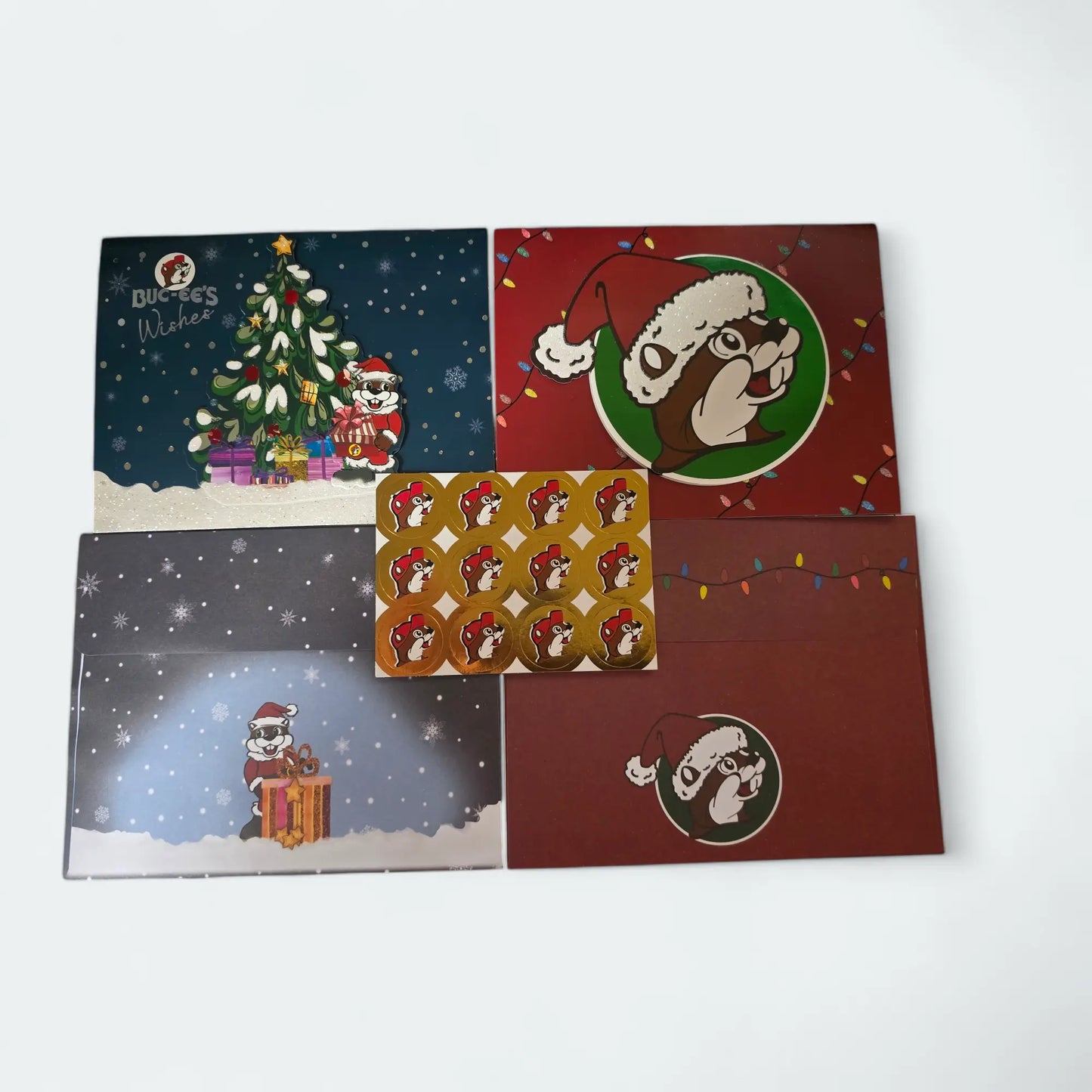 Buc-ee's Wishes Christmas Card - 12ct - Texan Temptations