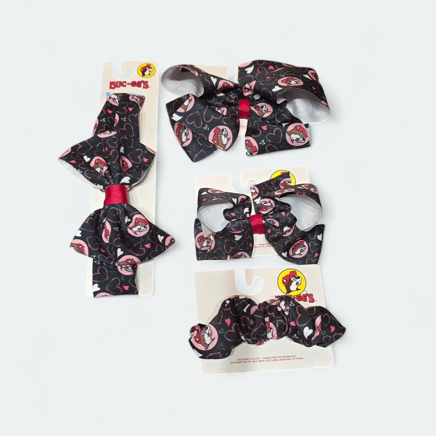 Buc-ee's Valentine's Hair Accessories - Texan Temptations