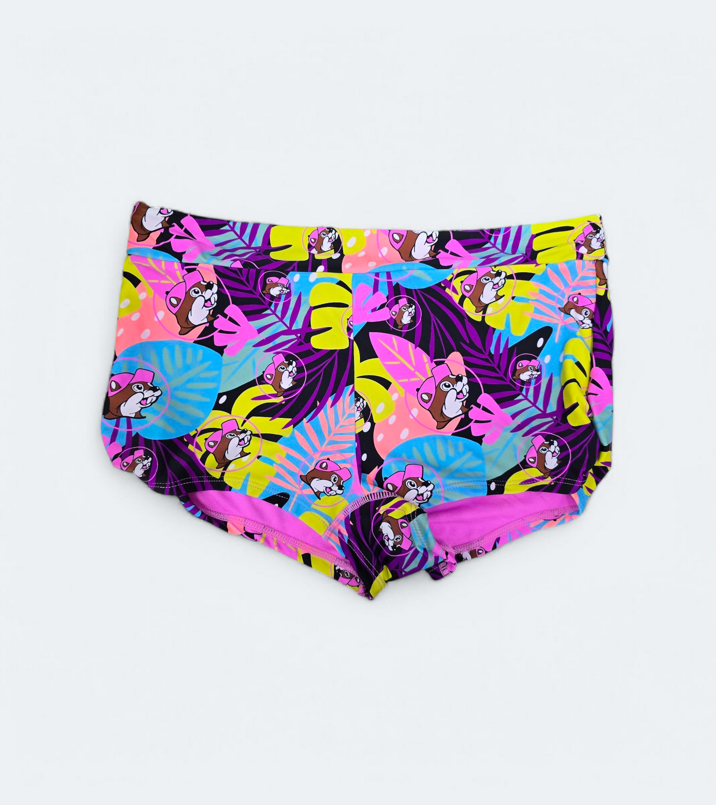 Buc-ee's Tropical Swim Shorts