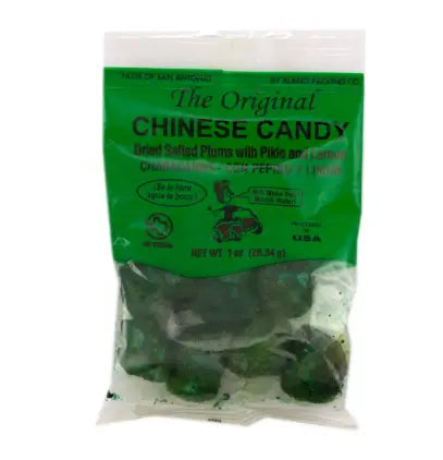 Chinese Salted Plums - Pickle & Lemon - 1 oz. - Texan Temptations