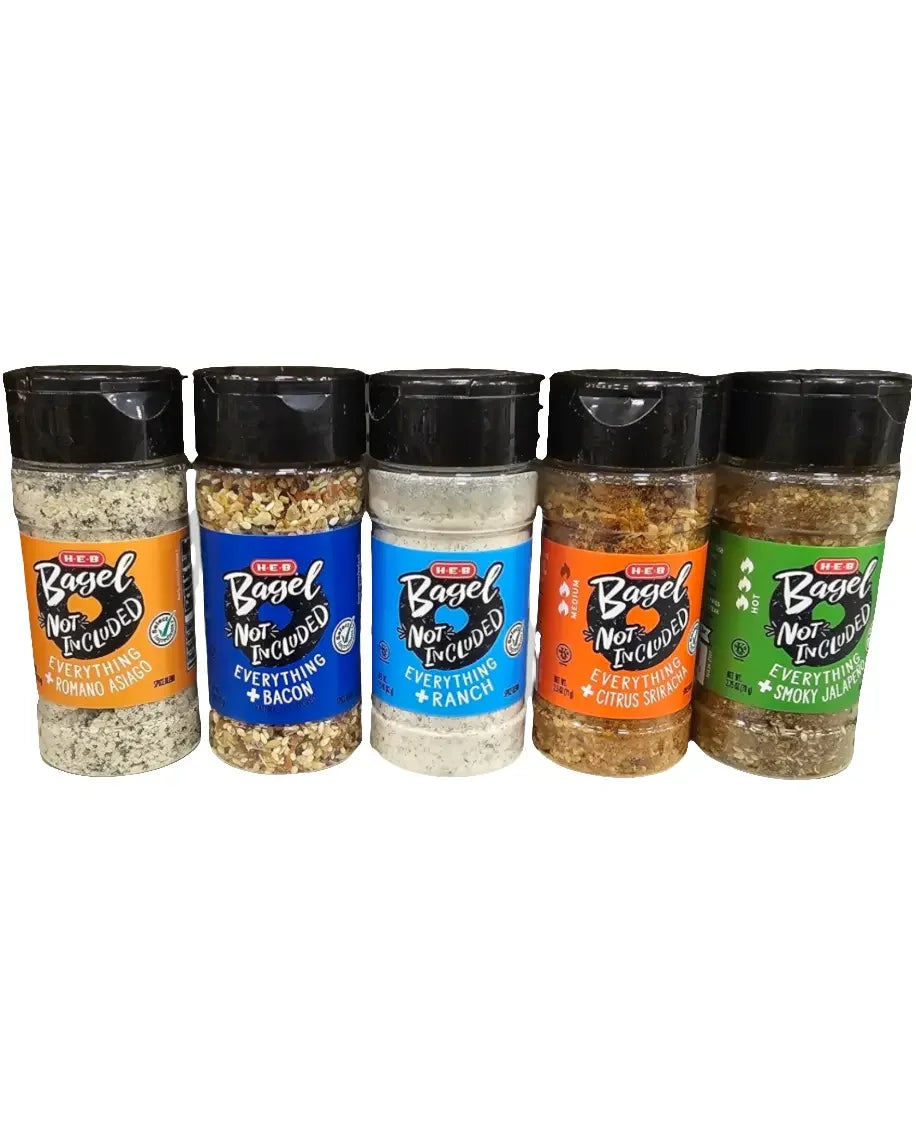 H-E-B Bagel Not Included Spice Blends H-E-B
