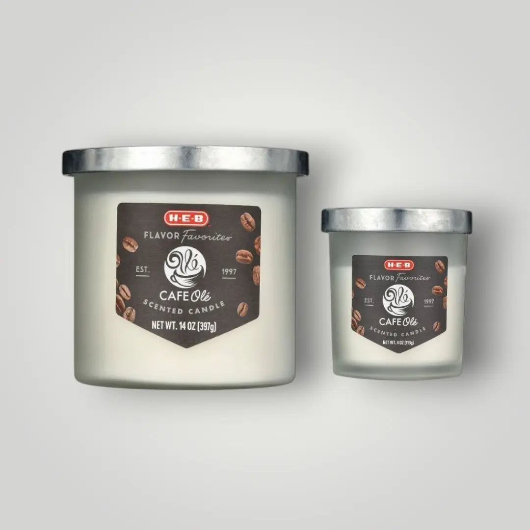 H-E-B Flavor Favorites Scented Candles - Cafe Ole - Texan Temptations