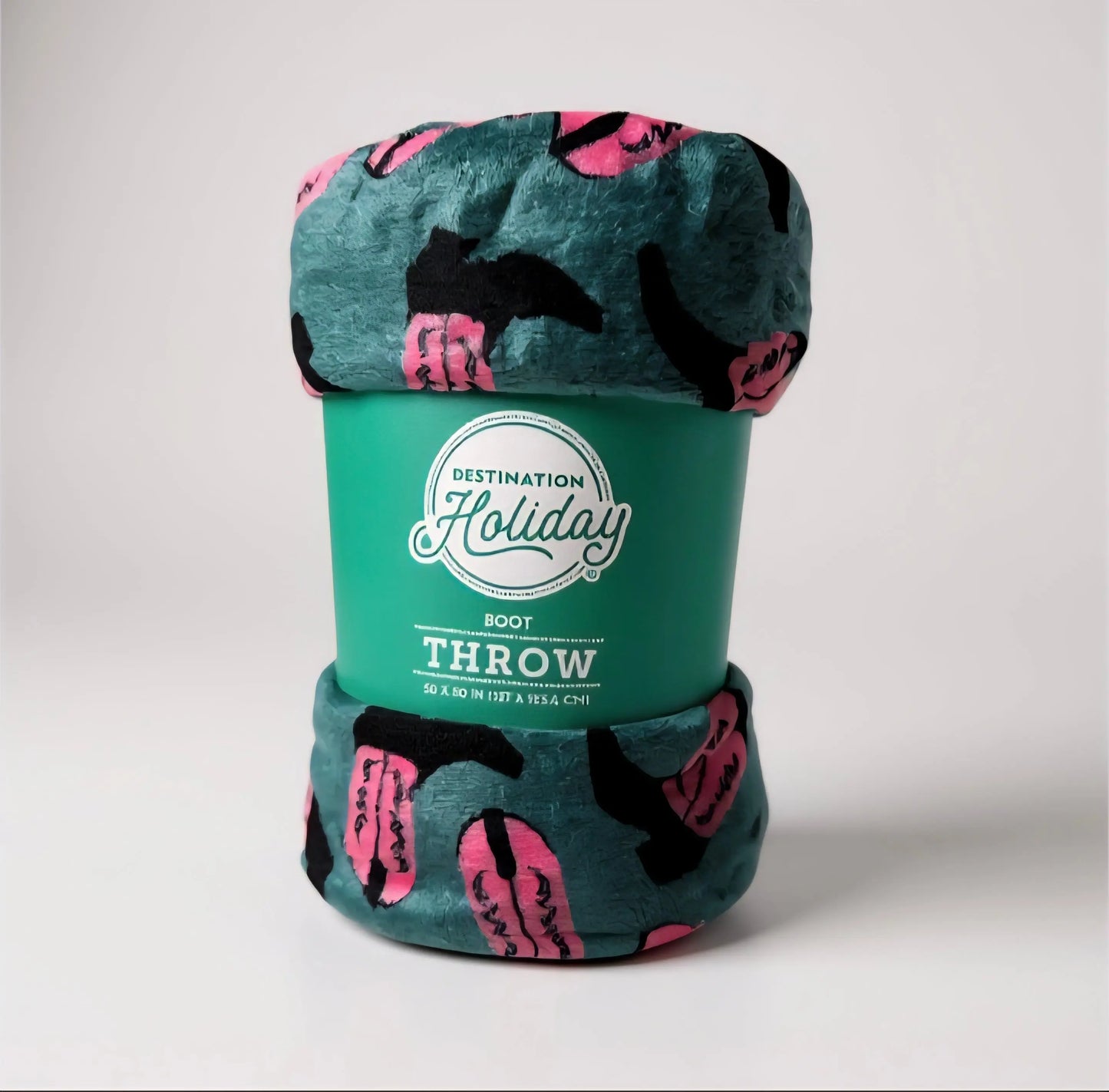 H-E-B Pink Boot Throw H-E-B