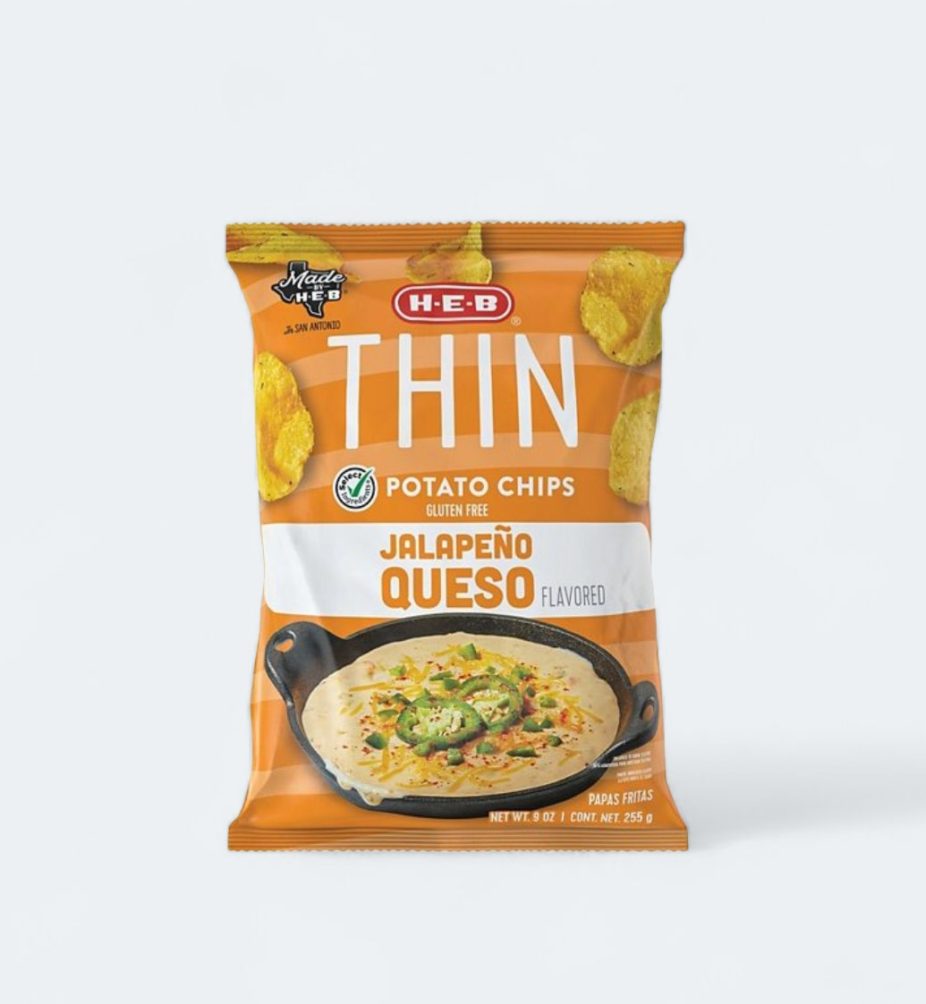 H-E-B Jalapeno Queso Potato Chips