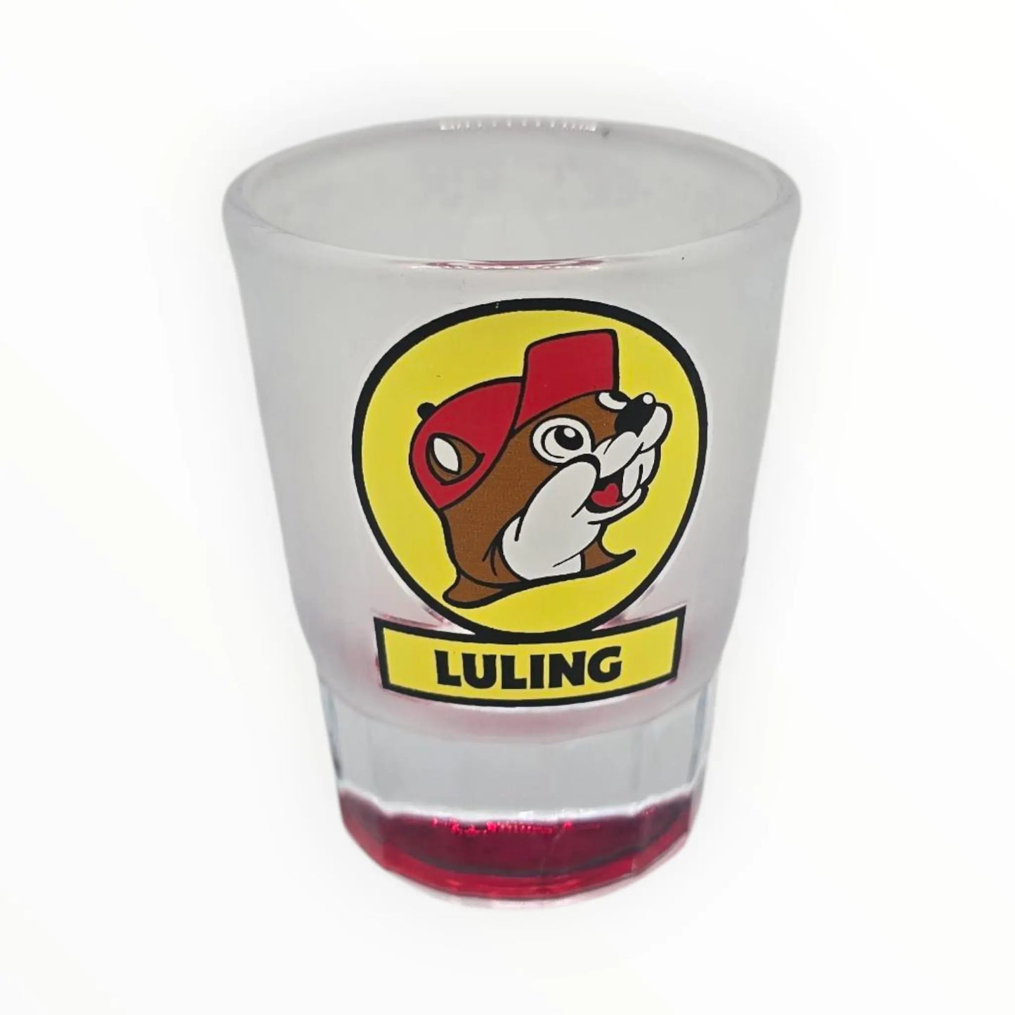 Buc-ee's Texas City Frosted Shot Glass Buc-ee's