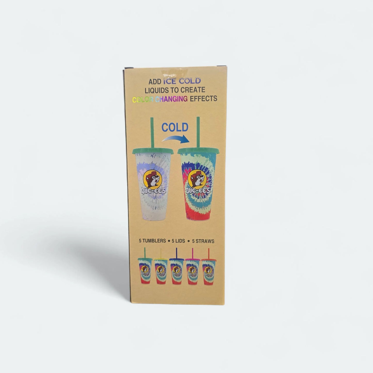 Buc-ee's Coloring Changing Tumbler Set Buc-ee's