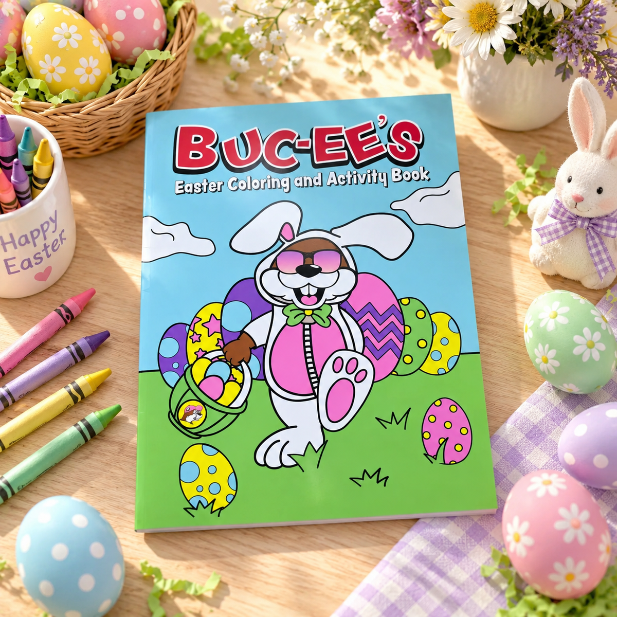 Ensemble de livres de coloriage de Pâques Buc-ee's