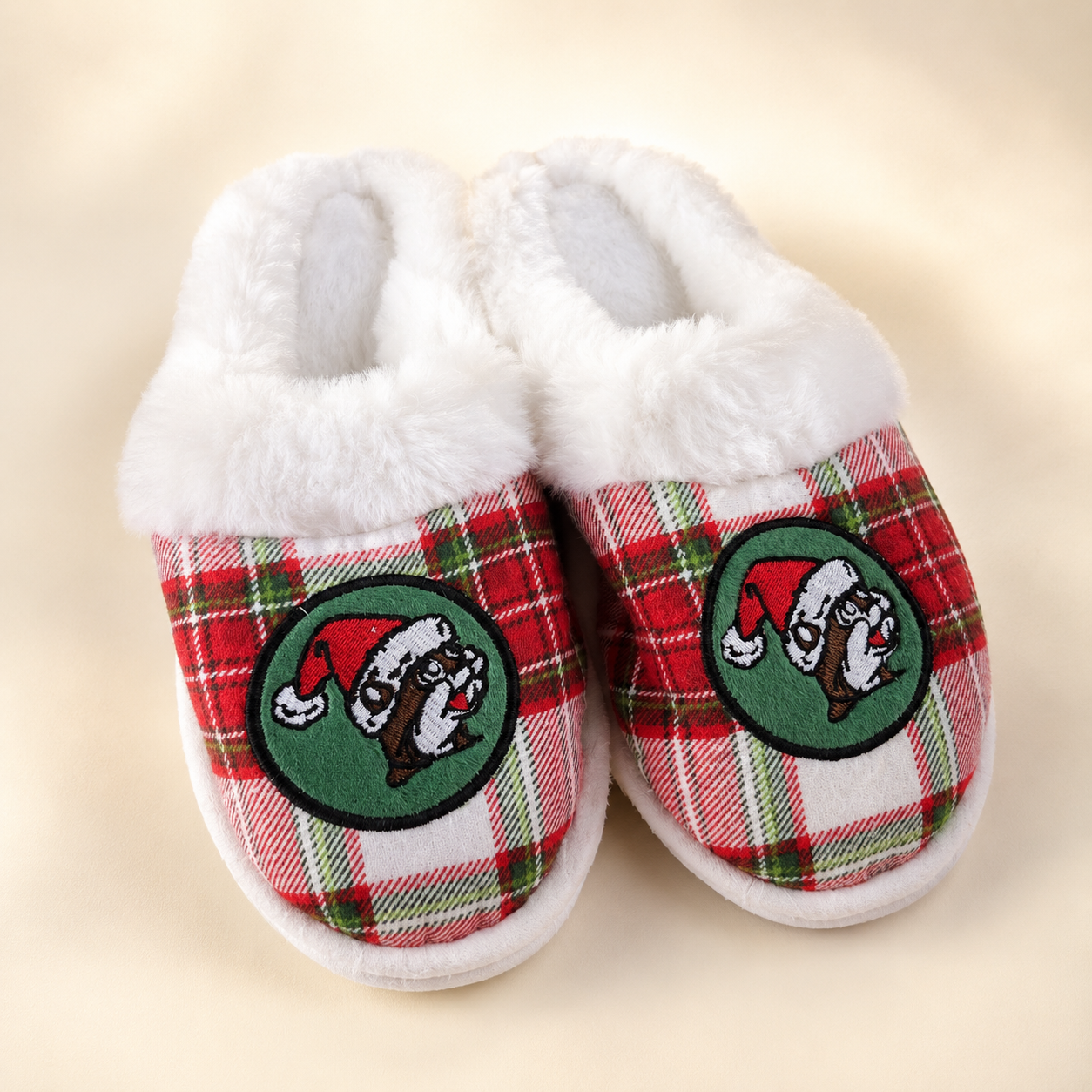 Buc-ee's Christmas Slippers