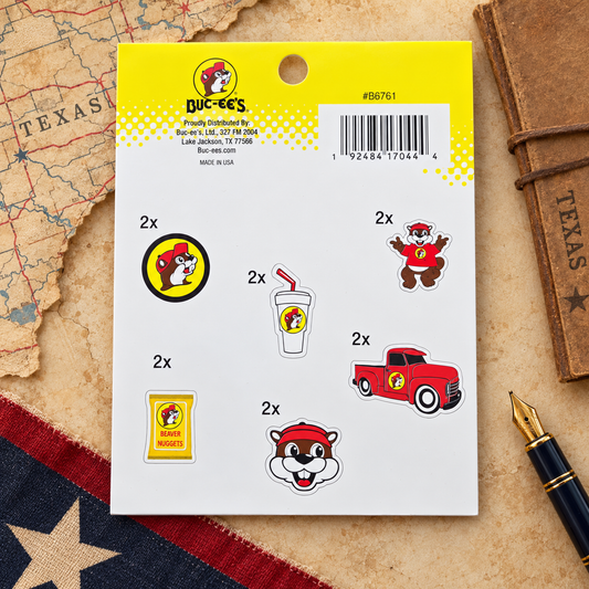 Buc-ee’s Classic Icons 12-Piece Sticker Pack