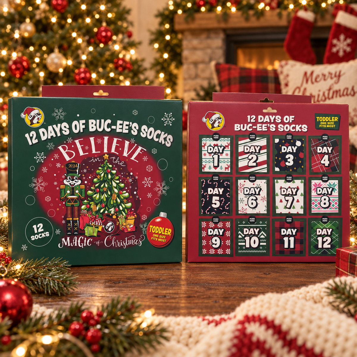 Les 12 jours de chaussettes Buc-ee's de Buc-ee's - Tout-petit