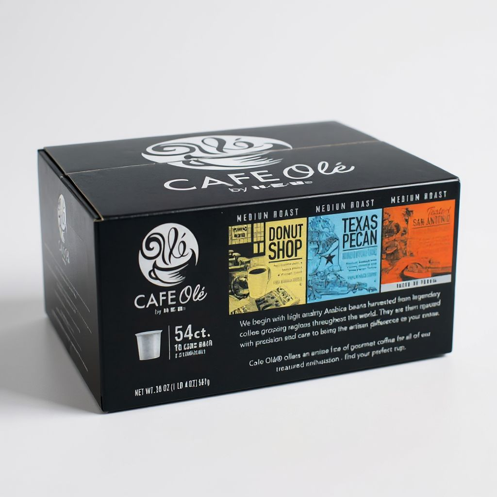 H-E-B Cafe Ole Taste Of Texas Houston Blend Coffee - 54 K-Cups Medium Roast With Praline Pecan Flavor