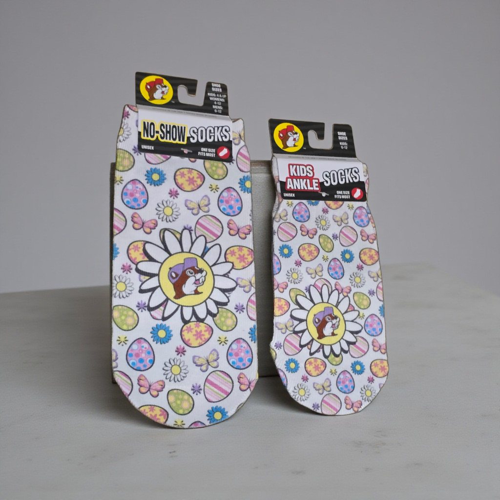 Buc-ee's Easter Socks