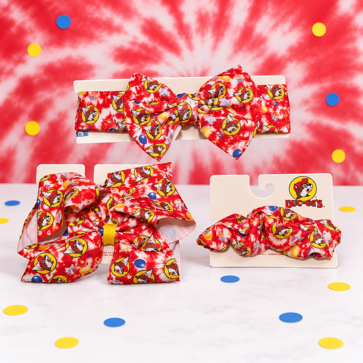 Accessoires pour cheveux d'anniversaire Buc-ee's
