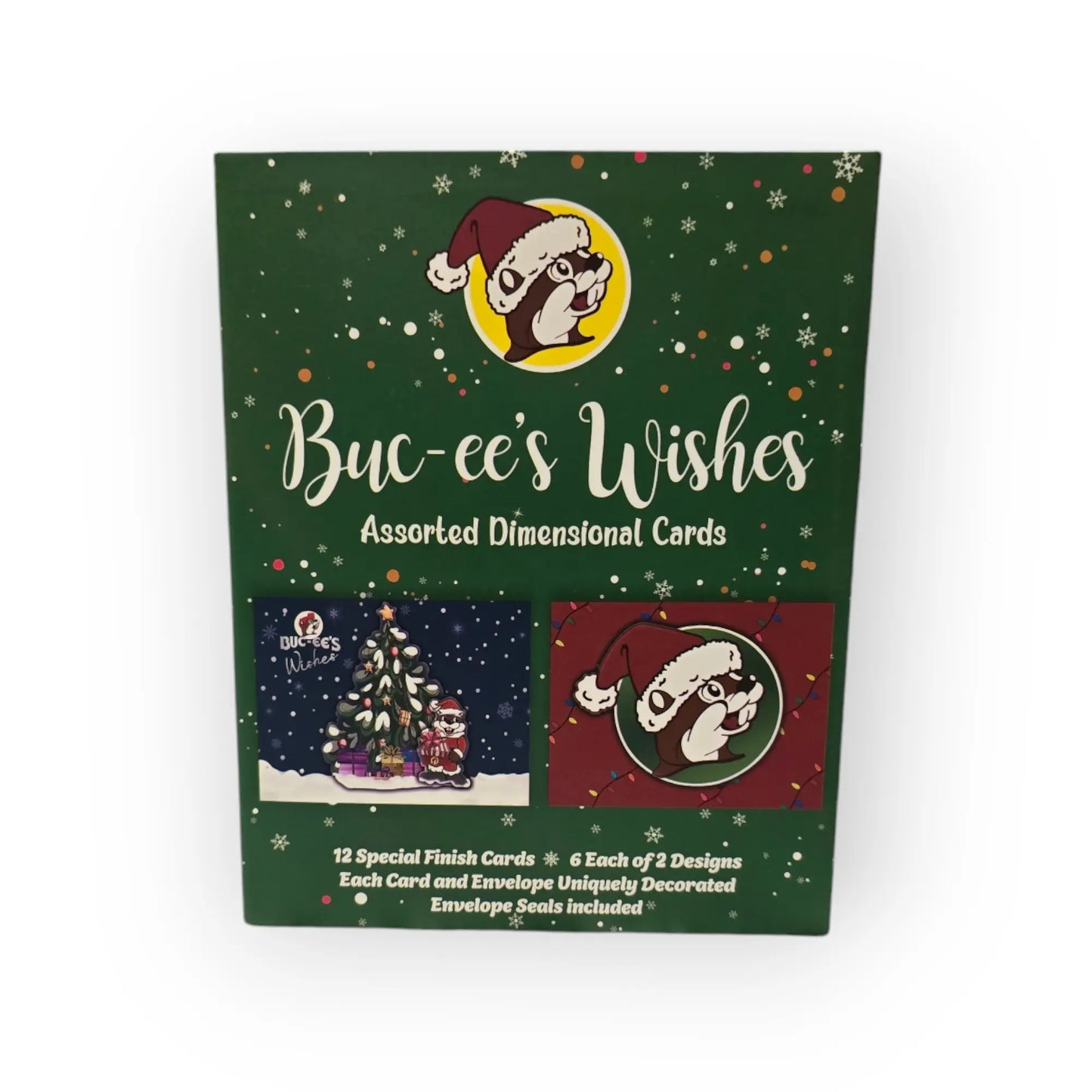 Buc-ee's Wishes Christmas Card - 12ct - Texan Temptations