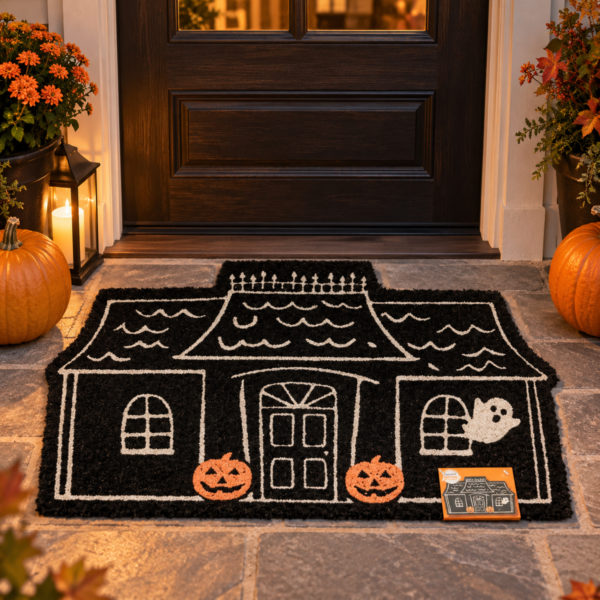 H-E-B Destination Holiday Haunted House Doormat