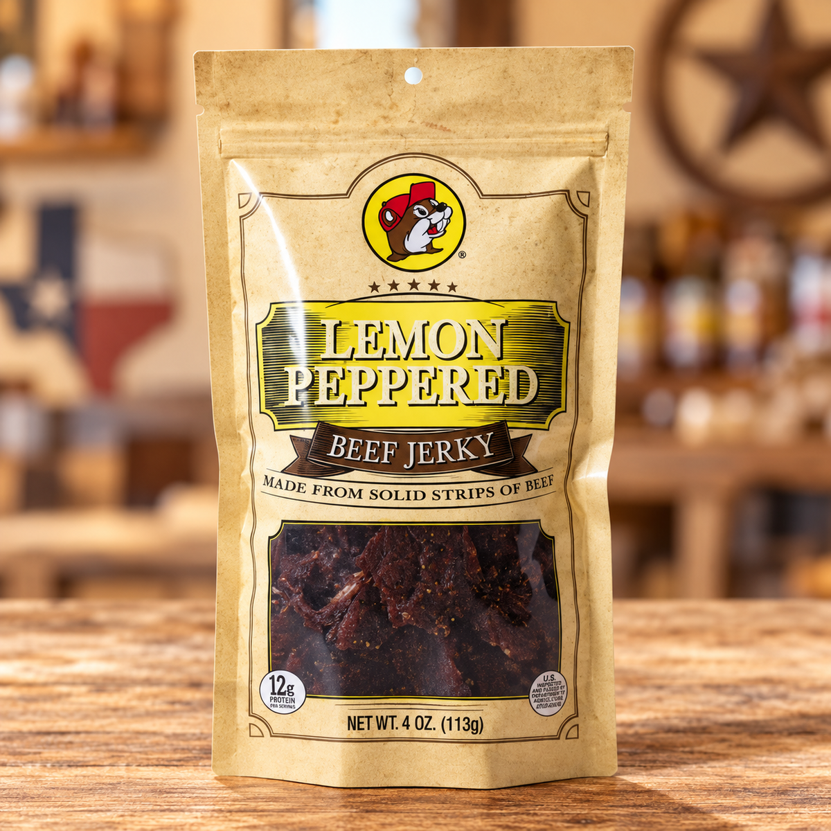 Buc-ee's Beef Jerky - Lemon Peppered