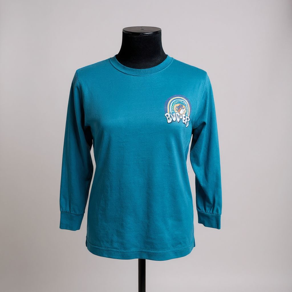 Buc-ee's "Love Buc-ee's" Teal Long Sleeve Shirt