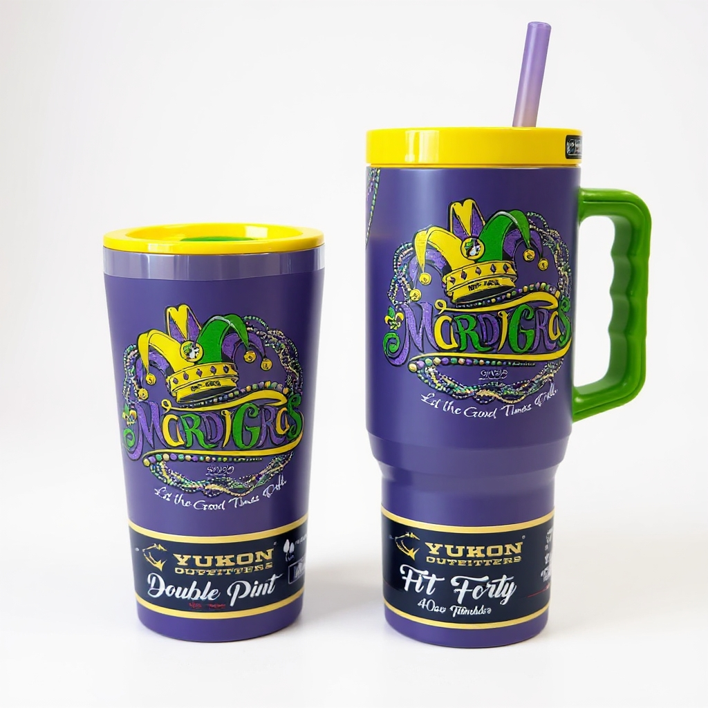 Buc-ee's Mardi Gras 2026 Tumblers