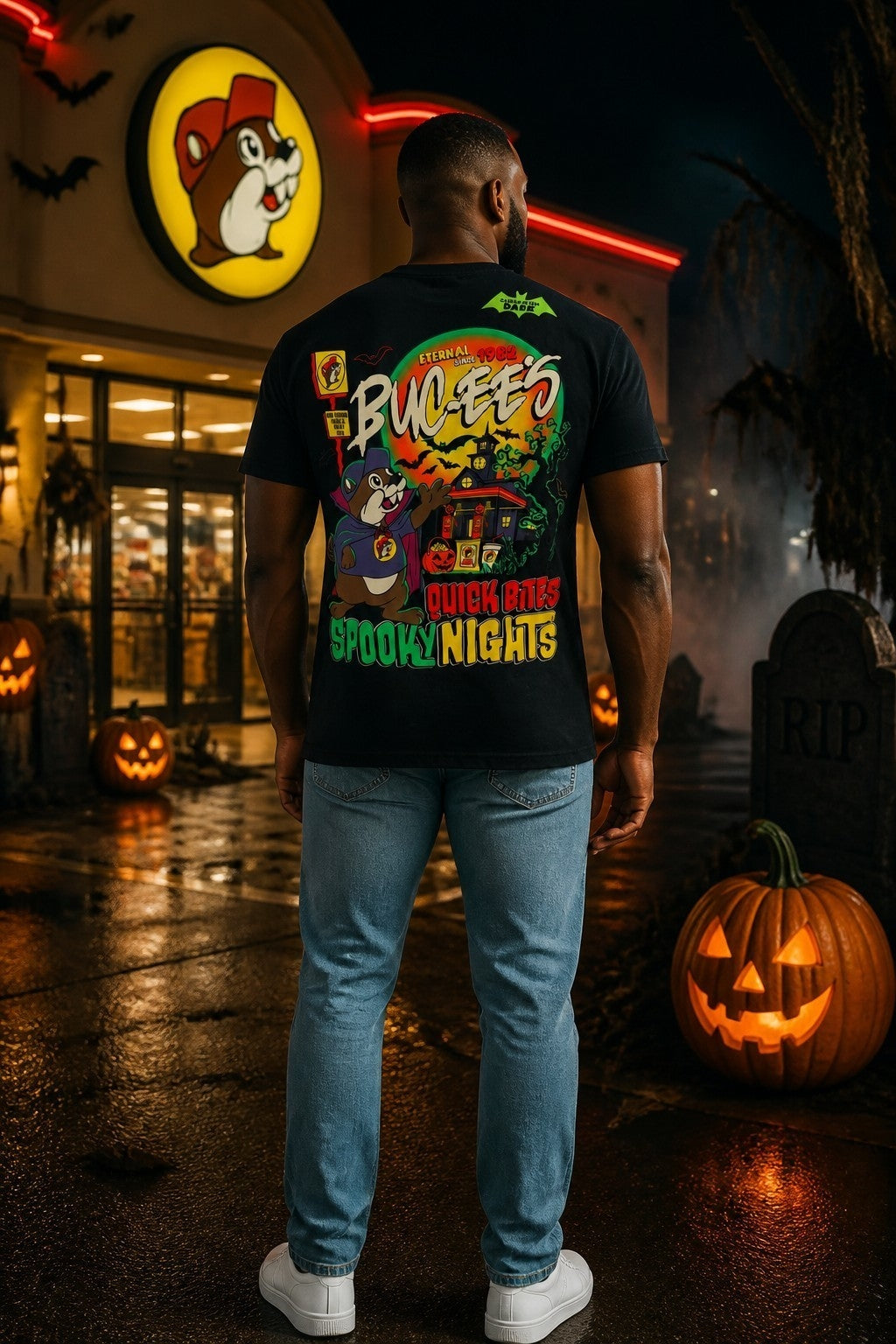 Buc-ee's "Quick Bites/Spooky Nights" Halloween T-Shirt