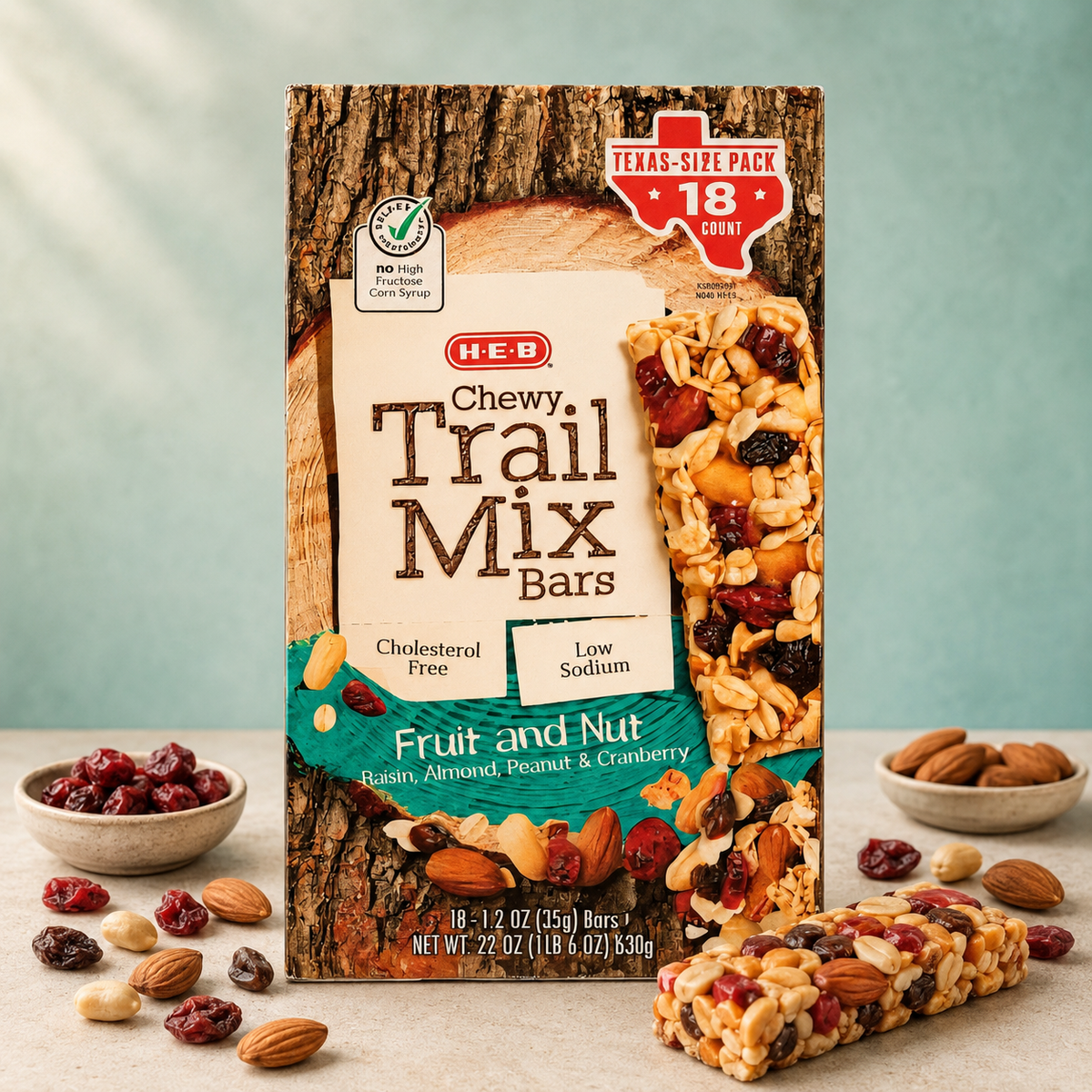 H-E-B Trail Mix Bars - Texas Pack