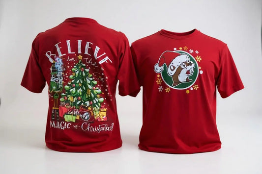 Buc-ee's Christmas Tee - Texan Temptations