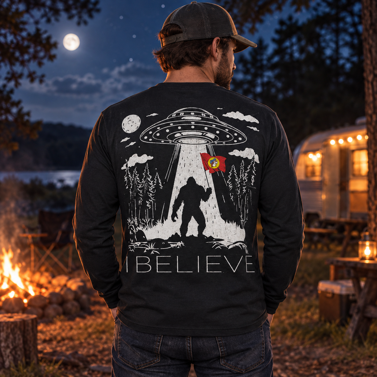 Buc-ee's "I Believe" Long Sleeve Tee