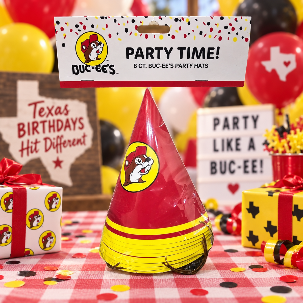 Chapeaux de fête Buc-ee's