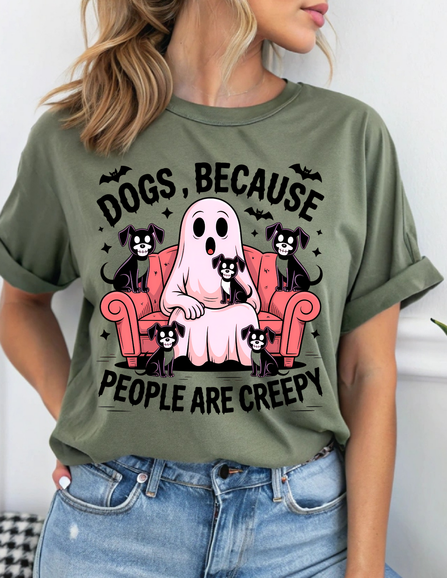 "Dogs, Because People Are Creepy" Tee