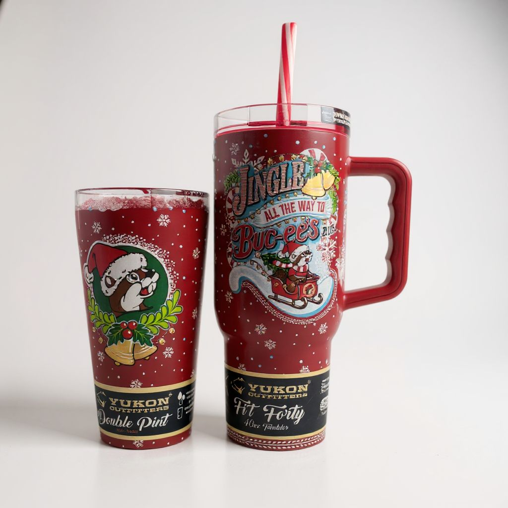 Buc-ee's Jingle All the Way Christmas Tumblers