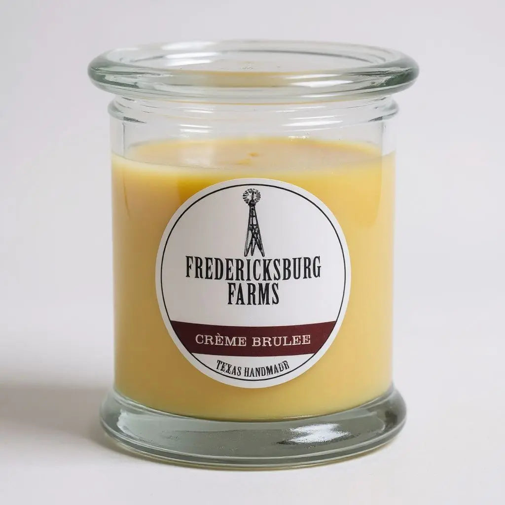 Fredericksburg Farms - Creme Brulee - 9oz Candle - Texan Temptations