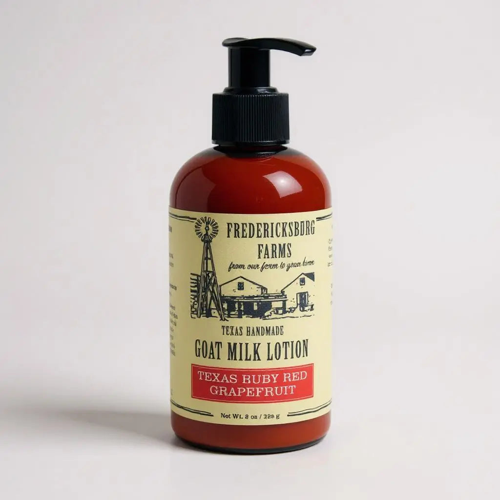 Fredericksburg Farms - Texas Ruby Red Grapefruit Goat Milk Lotion - Texan Temptations