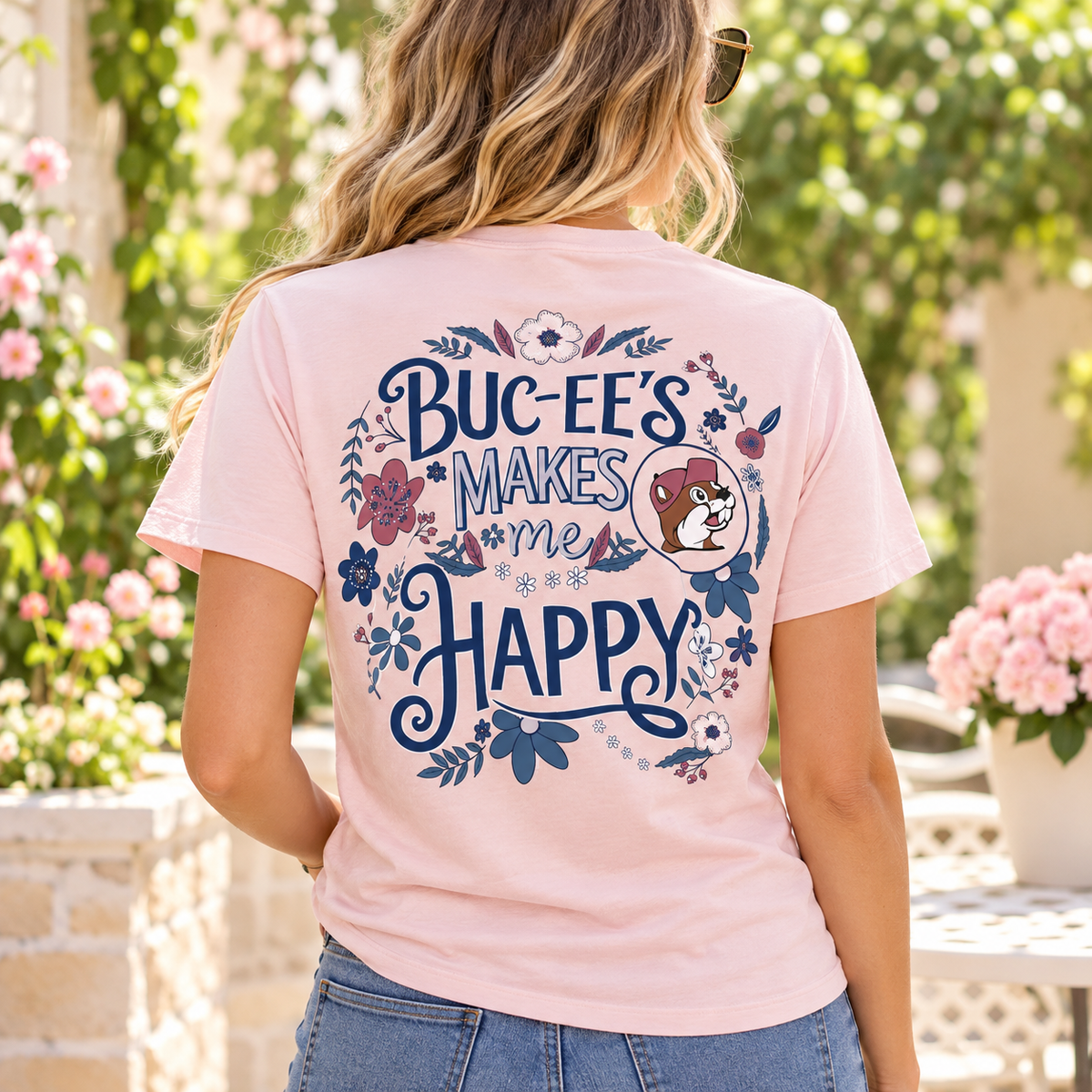 Buc-ee's "Makes Me Happy" T-Shirt