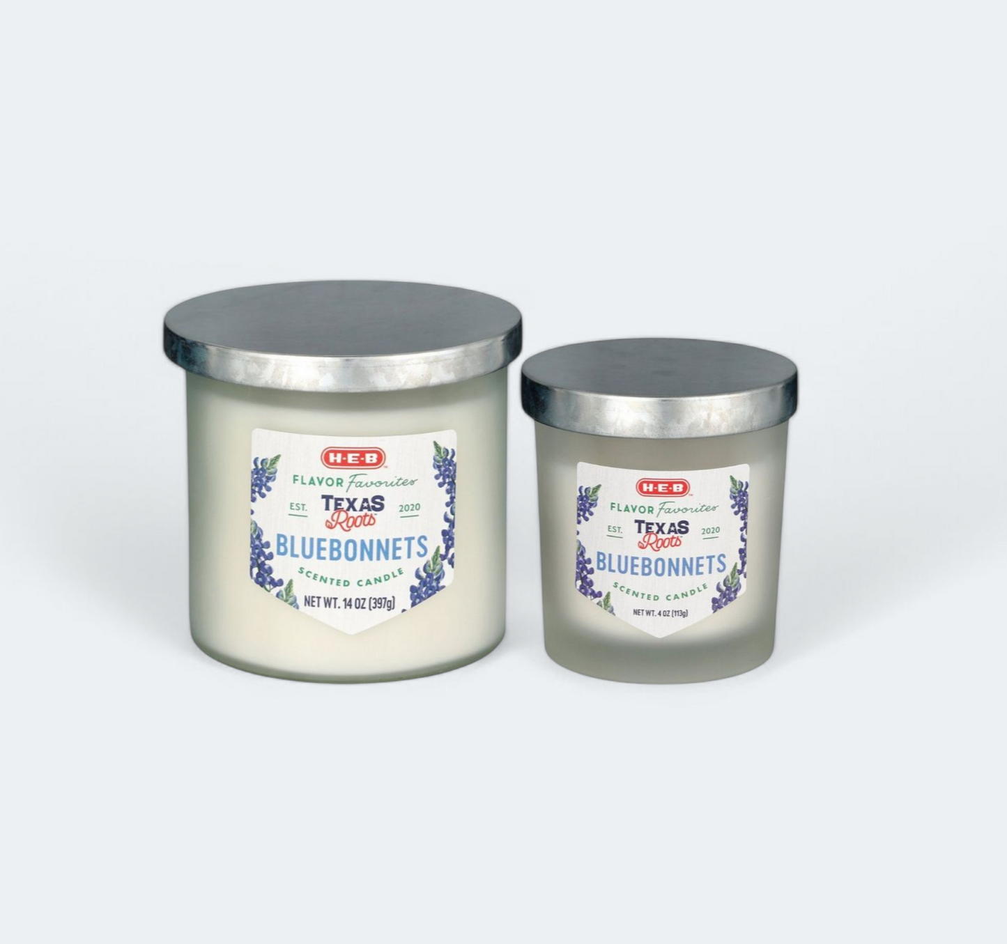 H-E-B Flavor Favorites Scented Candles - Texas Bluebonnet