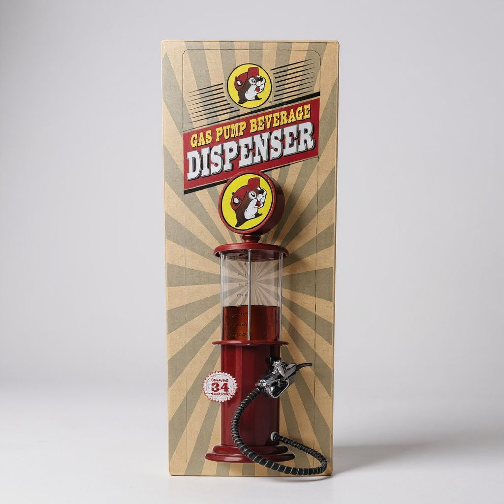 Buc-ee's Gas Pump Beverage Dispenser
