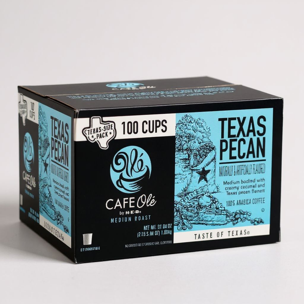CAFE Ole by H-E-B, Texas Pecan Coffee Single Serve Cups