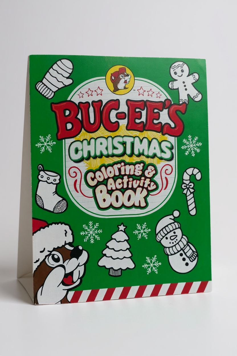 Buc-ee's Christmas Coloring & Activity Book Set