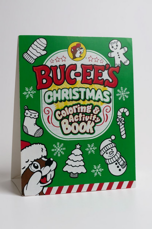 Buc-ee's Christmas Coloring & Activity Book Set
