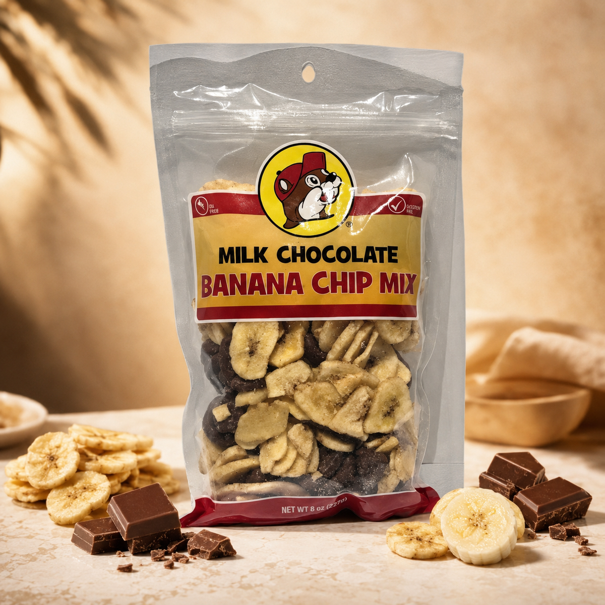 Buc-ee's Milk Chocolate Banana Chips