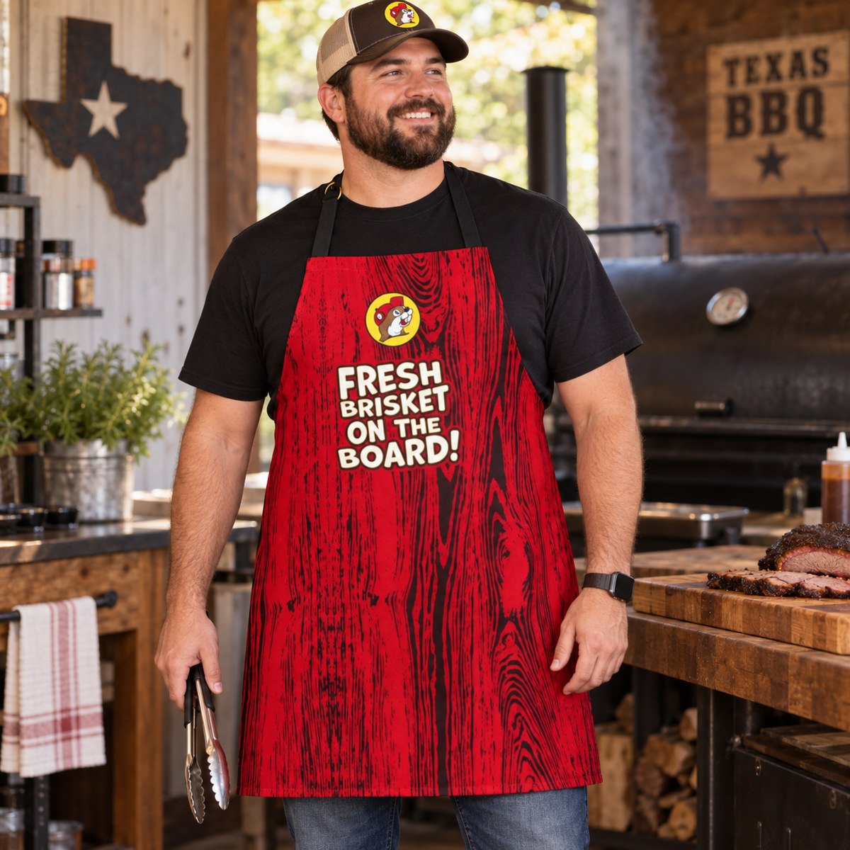 Buc-ee's "Brisket on the Board" Apron