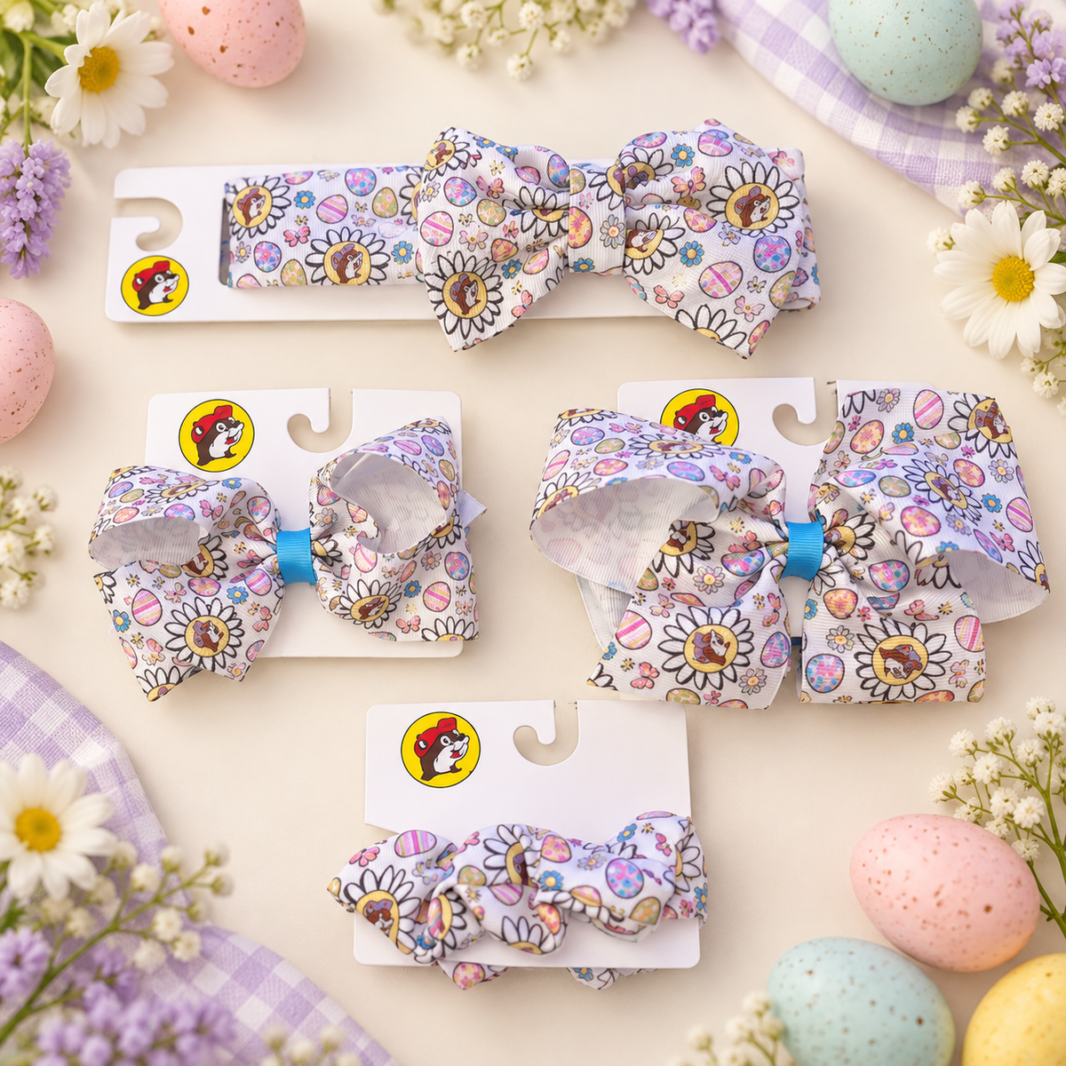 Buc-ee's White Daisy's Easter Hair Accessories