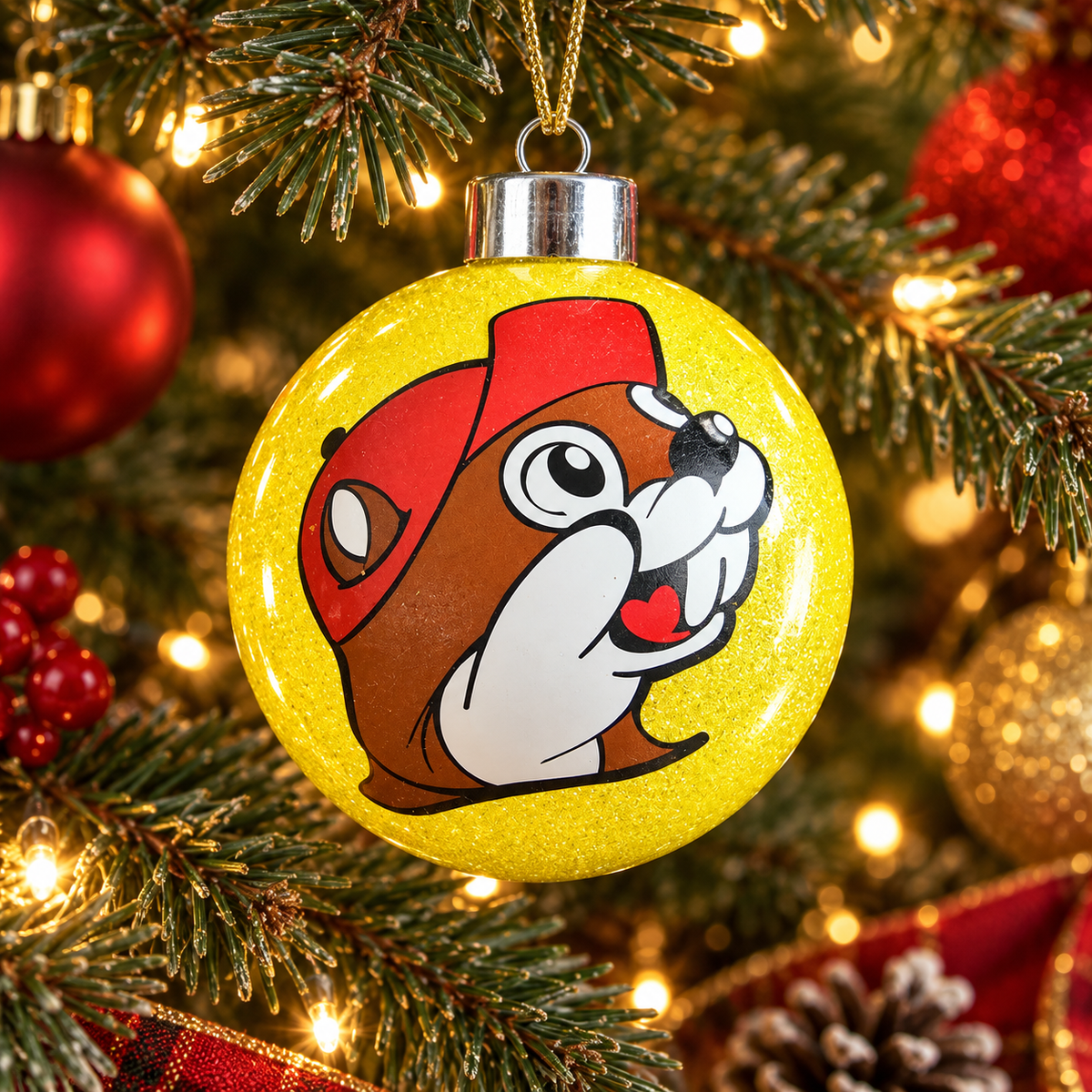 Buc-ee's Light Up Christmas Ornament